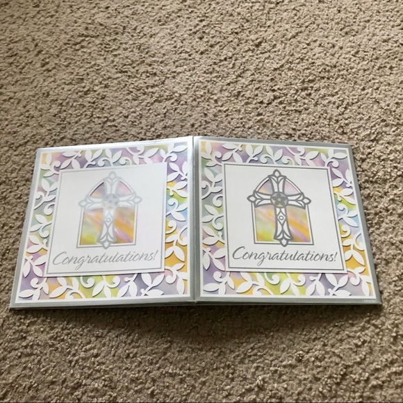 Cross First Communion Card Box NWOT - Picture 2 of 3